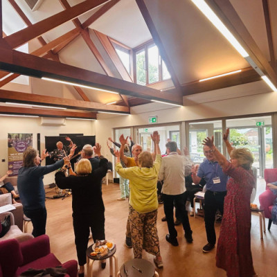 Say it with a smile news image - Having a boogie at Smile Support Hub